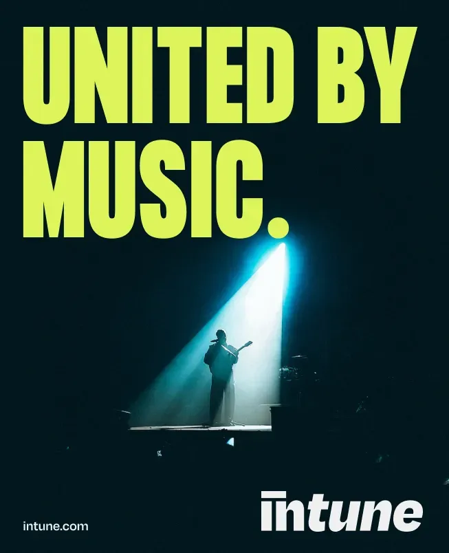 intune archive concept project poster design
